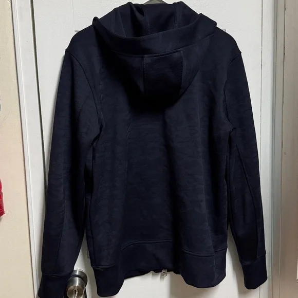 Banana Republic Men's Dark Zip-Up Hoodie Sweater - Picture 8 of 10